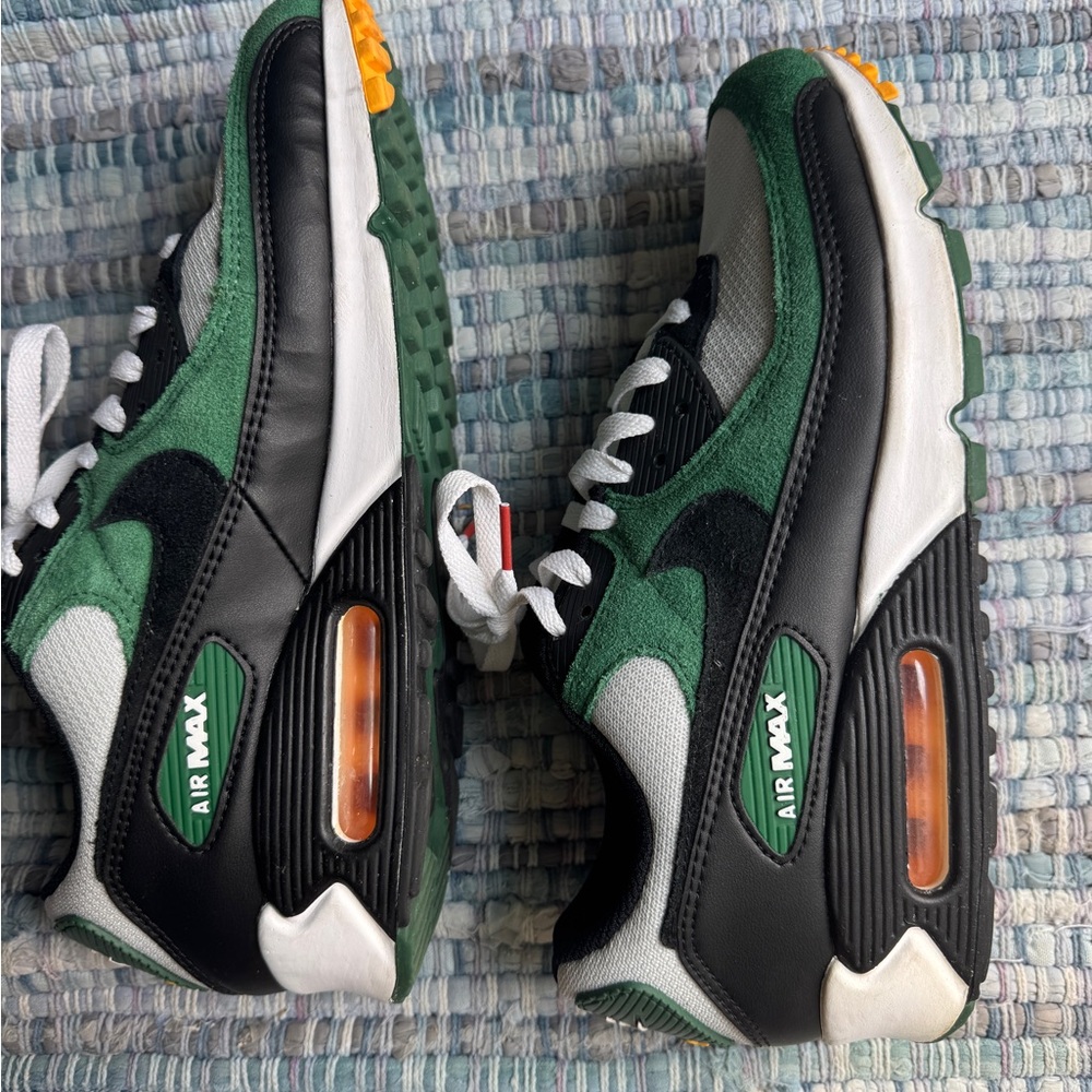 Nike Air Max 90 - used. Men's Green and Black Shoes